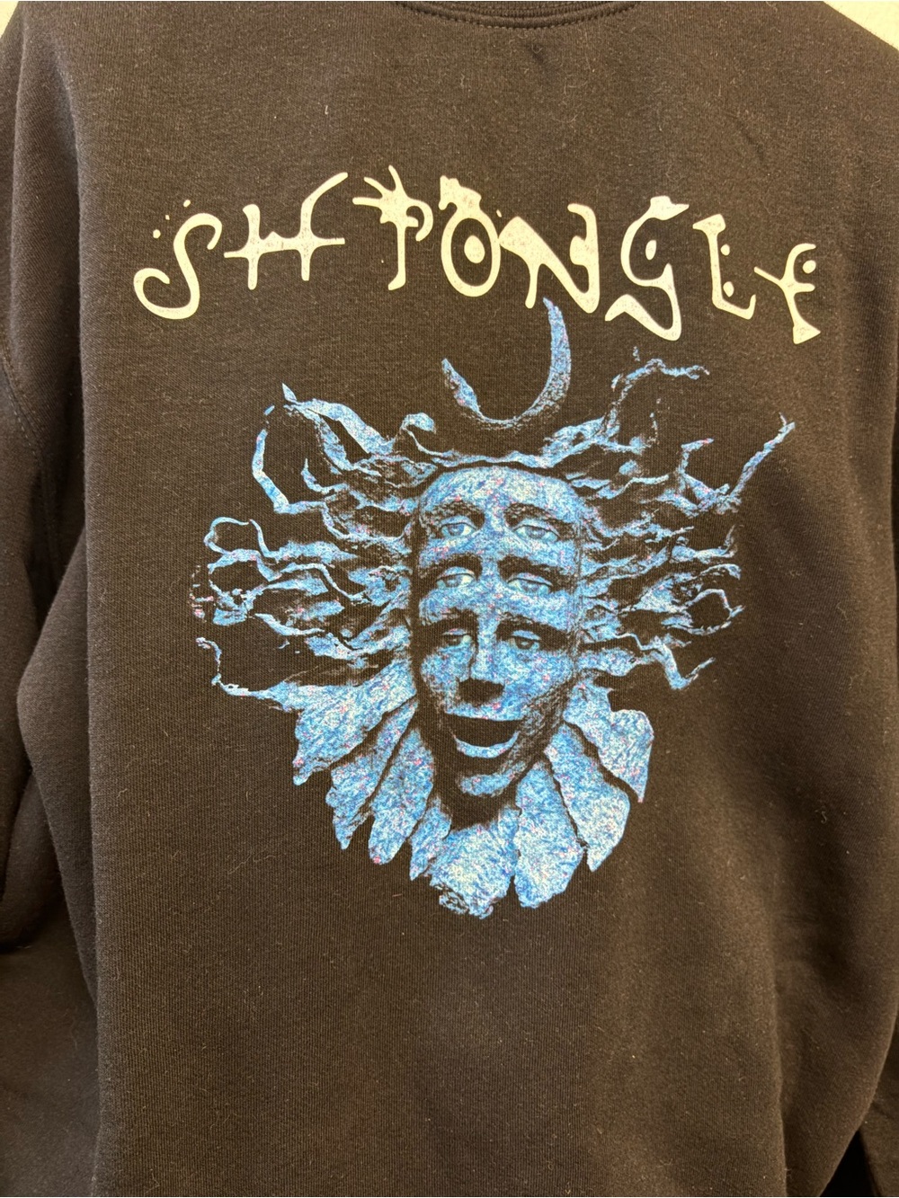 Shpongle black crewneck fleece lined sweatshirt unisex size Large New merch - Picture 2 of 5
